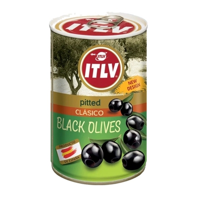 Măsline negre fără sâmbure ITLV, 314 ml