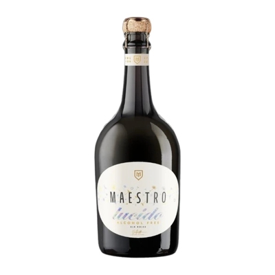 Maestro Lucido Non-Alcoholic White Sparkling Wine, 0.75 L