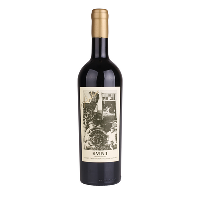 VIN KVINT ARCHIVE MALBEC CABERNET SAUVIGNON SAPERAVI ROSU SEC 15% 0.75L