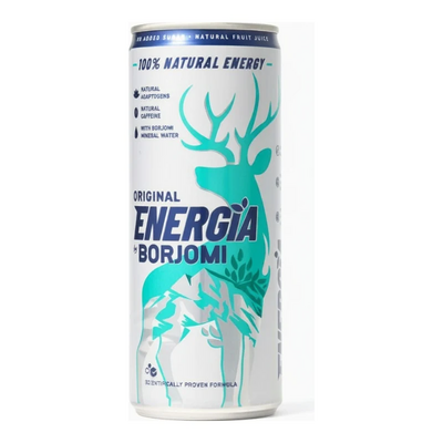 Energia by Borjomi Original Energy Drink, Can, 0.24 L