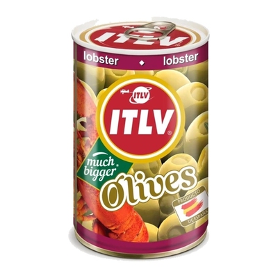 Măsline verzi umplute cu homar ITLV, 314 ml
