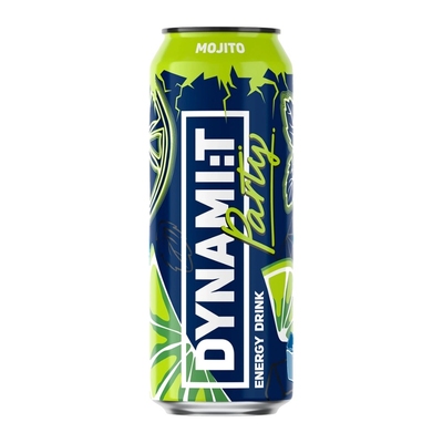 Dynamit Mojito Energy Drink, Can, 0.45 L