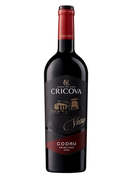 VIN CRICOVA VINTAGE CODRU ROSU SEC 0.75L