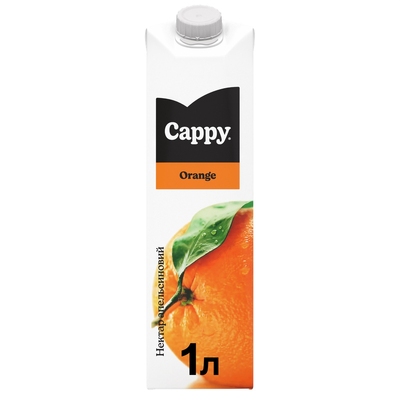 BAUTURA CAPPY CU NECTAR PORTOCALA 1L