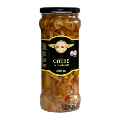 Lux Menu Pickled Honey Mushrooms, 580 ml