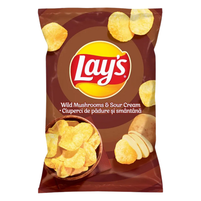 CHIPSURI LAY'S CIUPERCI SI SMINTINA 125G