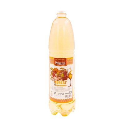 Pahărel Muscat Semi-Sweet White Wine, PET, 1.5 L