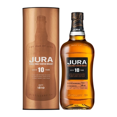 Jura Single Malt Scotch Whisky, 10 Years, 0.7 L