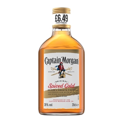 Captain Morgan Spiced Gold Rum, 0.2 L