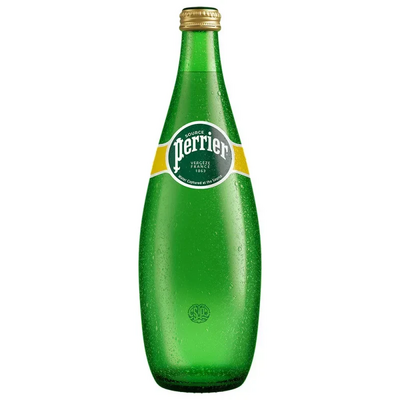 Perrier Sparkling Mineral Water, Bottle, 0.75 L