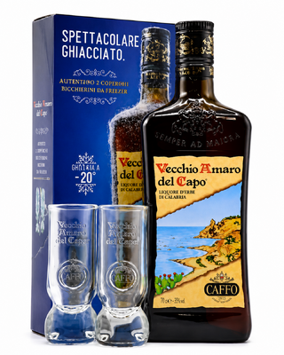 SET LICHIOR VECCHIO AMARO DEL CAPO 35% 0.7L + 2PH