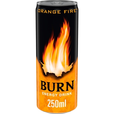 BAUTURA ENERGIZANTA BURN ORANGE FIRE 0.25L