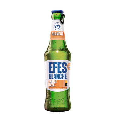 Bere Efes Blanche, blondă, de grâu, sticlă, 0,5 l