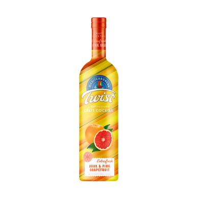 BAUTURA SLAB ALCOOLICA TWISTS ARAK and PINK GRAPEFRUIT 16%  0.7L