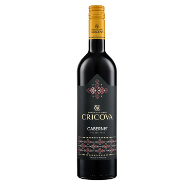 VIN CRICOVA NATIONAL CABERNET ROSU SEC 0.75L