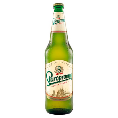 BERE STAROPRAMEN PASTEURIZATA FILTRATA 5% BLONDA ST 0.5L